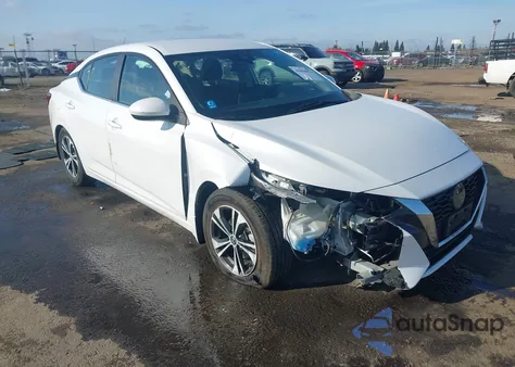 2022 Nissan Sentra Sv Xtronic Cvt z USA, uszkodzony, nr VIN 3N1AB8CV9NY274771